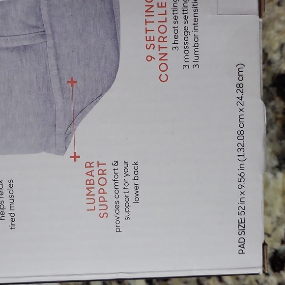 Sharper Image Calming Heat Back Wrap - Picture 10 of 11